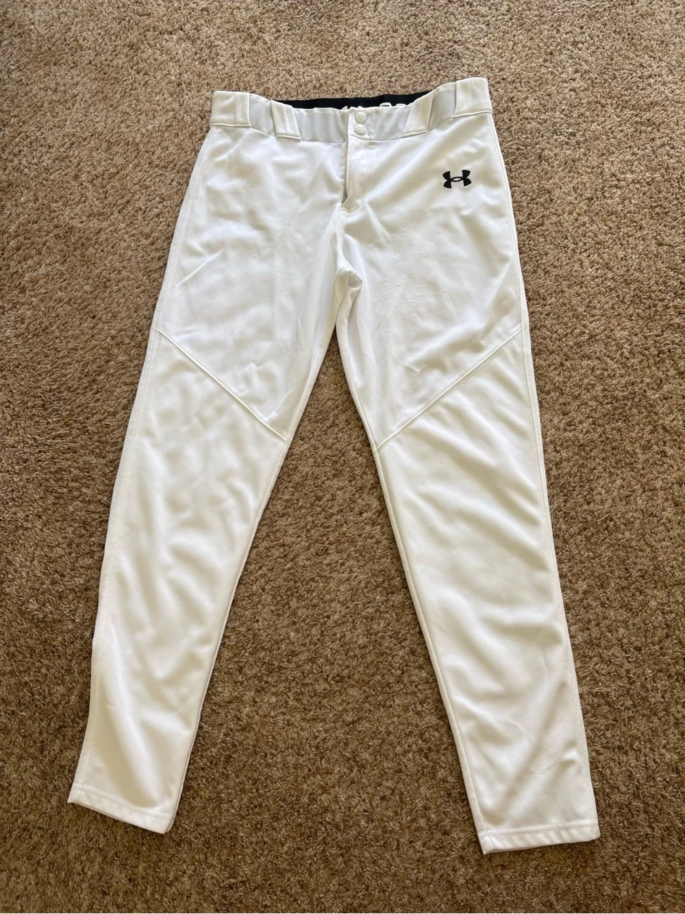 Under Armour Kids White Baseball Joggers